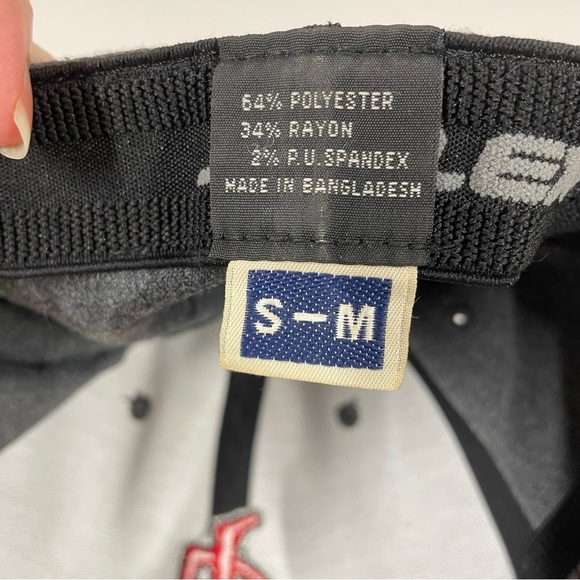 Red Dragon Gray Red Baseball Cap Size S/M - Picture 3 of 6